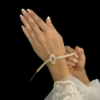 Chain Bracelet All-match Female Sparkling Rhinestone Party Pull Bracelet Chain Bracelet All-match Female Sparkling Rhinestone Party Pull Bracelet CHAIN BRACELET ALL-MATCH FEMALE SPARKLING RHINESTONE PARTY PULL BRACELET - Image 4