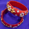 MAKING OF KUNDAN WORK SILK THREAD BANGLE FOR CHILDREN