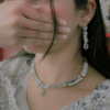 CWWZIRCONS AFRICAN CUBIC ZIRCONIA PAVE COLOR WEDDING BRIDAL NECKLACE EARRINGS JEWELRY SETS FOR WOMEN - Image 4
