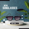 TRENDY GRADIENT GRAY SQUARE SUNGLASSES MEN BRAND DESIGNER RETRO PILOT SHADES SUN GLASSES WOMEN METAL DOUBLE - Image 2